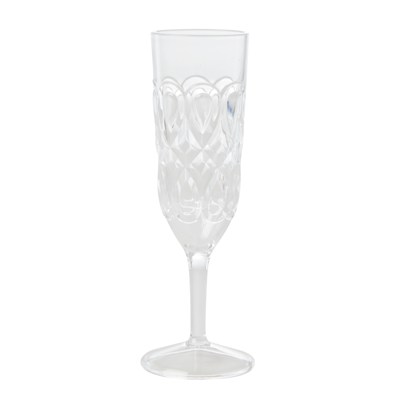 Acrylic Champagne Glass - Clear