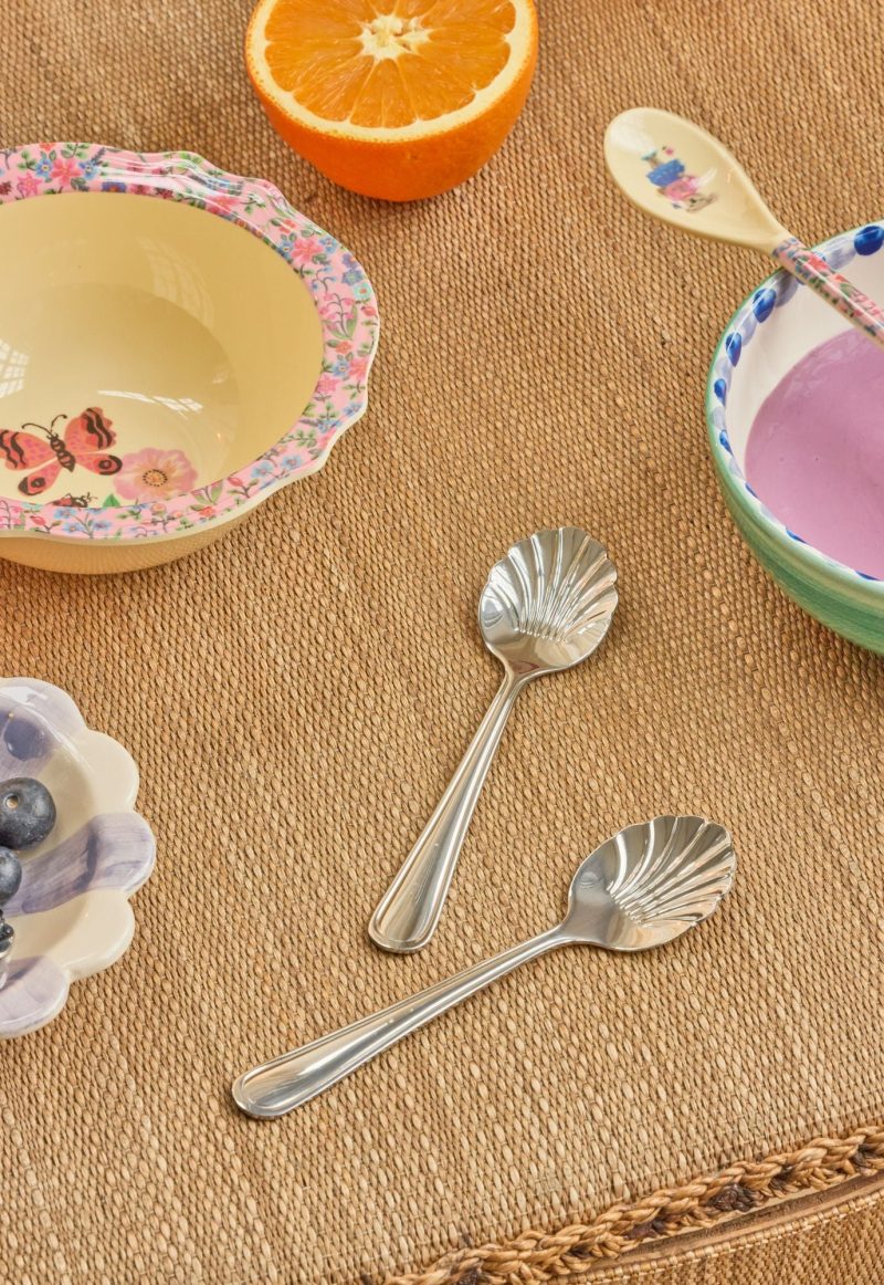 Stainless Steel Teaspoon - Silver - Set of 4