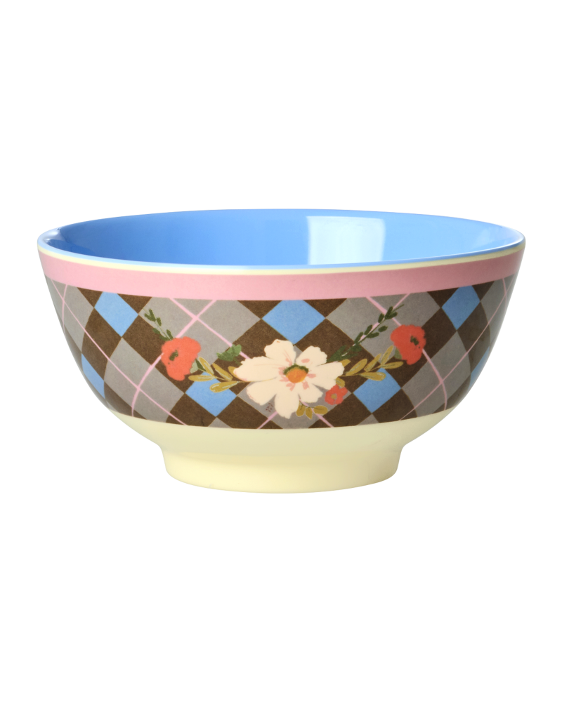 Medium Bowl - Brown - Gorgeous Tile Print