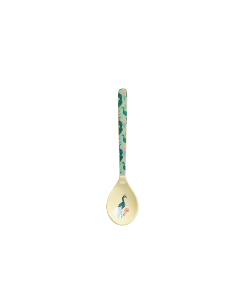 Teaspoon - Green - Peacock Power Print